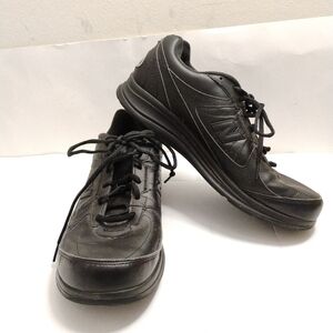 New Balance 577 Walking Black Leather Lace Up DSL-2 Women’s Shoes Size 11.5